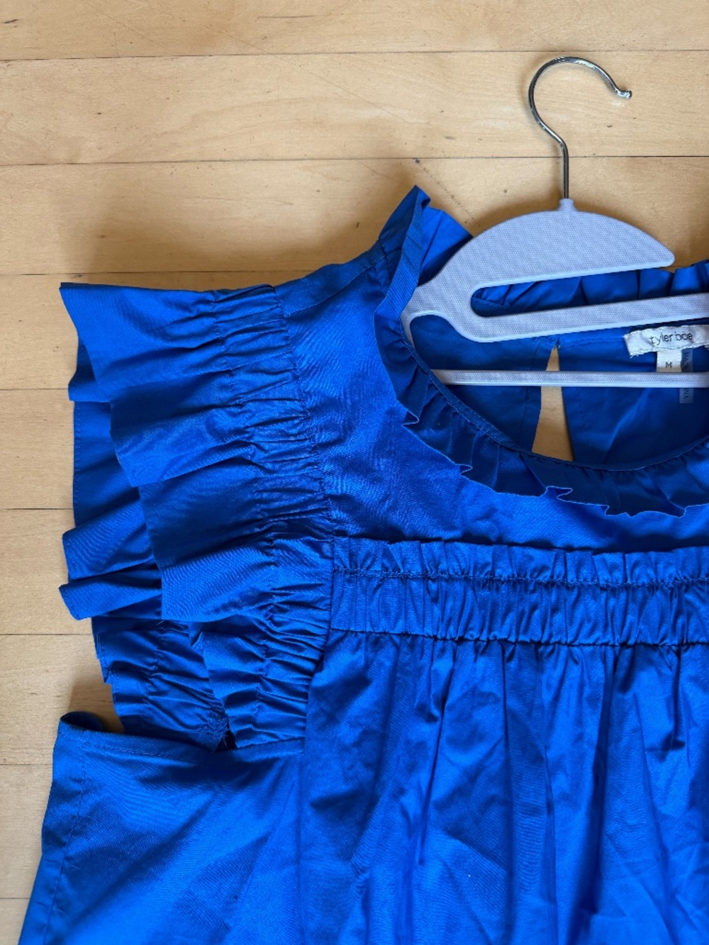 Tyler Boe royal blue Eloise top,M, CB2608 - Picture 3 of 4